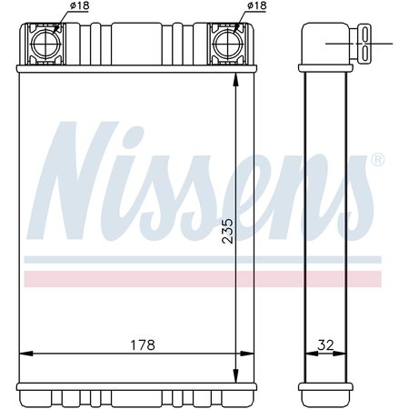 NISSEN Nissens Heater, 72028 72028